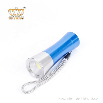 Strong Light COB Aluminum Torch Mini Portable Flashlight